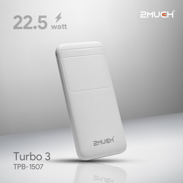 2MUCH POWER BANK TURBO 3 (22.5W) TPB-1507 - Image 3